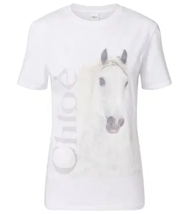 Chloé Chloé Logo cotton jersey T-shirt | Thumbnail 1 Chloé Chloé Logo cotton jersey T-shirt | Thumbnail 1