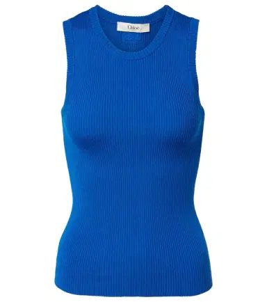 Chloé Chloé Ribbed-knit wool tank top | Thumbnail 1