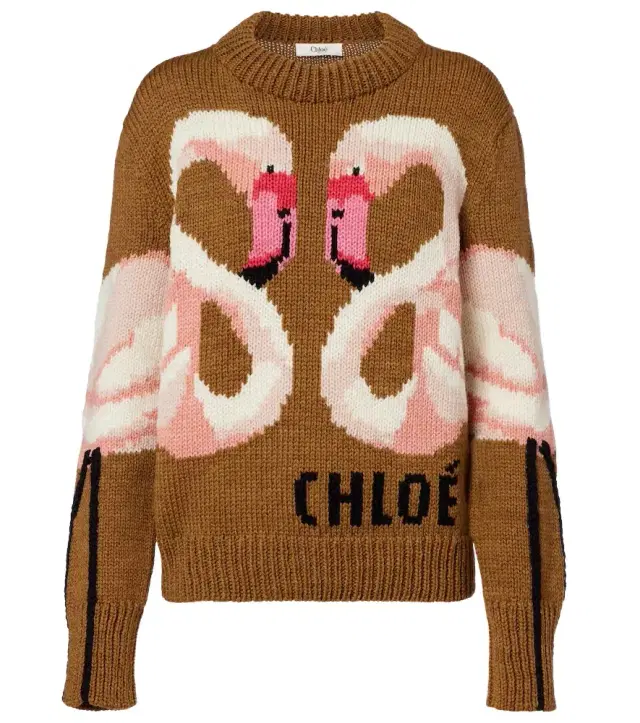 Chloe Chloé Wool jacquard sweater