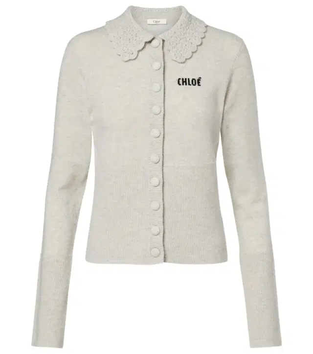 Chloe Chloé Logo wool cardigan