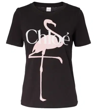 Chloé Chloé Logo cotton jersey T-shirt | Thumbnail 1 Chloé Chloé Logo cotton jersey T-shirt | Thumbnail 1