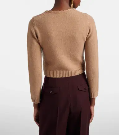 Chloe Chloé Logo wool and cashmere sweater | Thumbnail 2