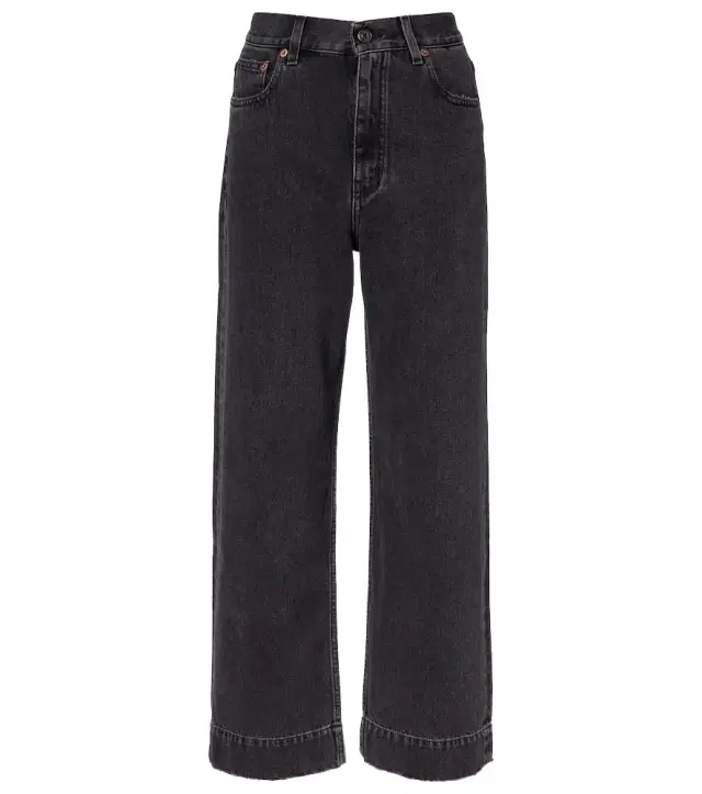 Chloé Cropped high-rise wide-leg jeans