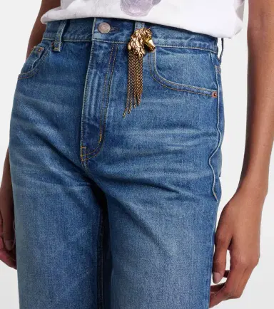 Chloé Chloé Embellished straight jeans | Thumbnail 2 Chloé Chloé Embellished straight jeans | Thumbnail 2