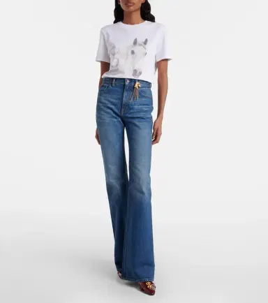 Chloé Chloé Embellished straight jeans | Thumbnail 5 Chloé Chloé Embellished straight jeans | Thumbnail 5
