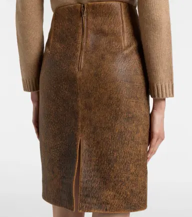 Chloé Chloé Leather miniskirt | Thumbnail 4