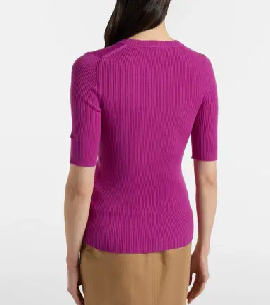 Chloé Chloé Ribbed-knit wool top | Thumbnail 4