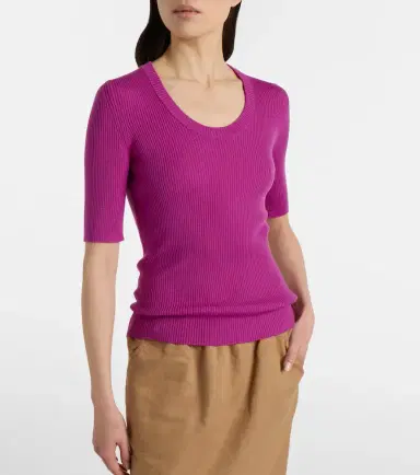 Chloé Chloé Ribbed-knit wool top | Thumbnail 5