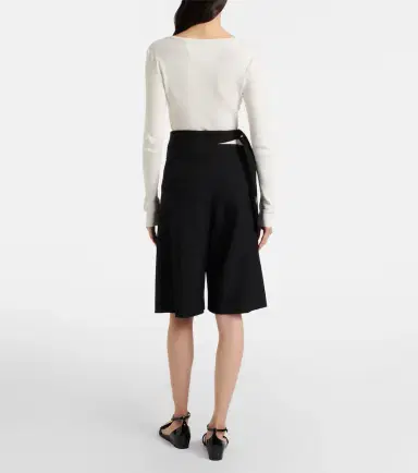 Chloé Chloé Virgin wool shorts | Thumbnail 4