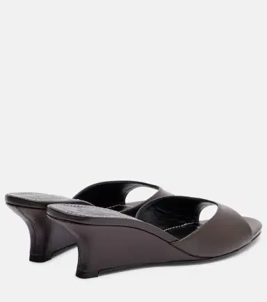 Staud Brigitte leather wedge mules | Thumbnail 3