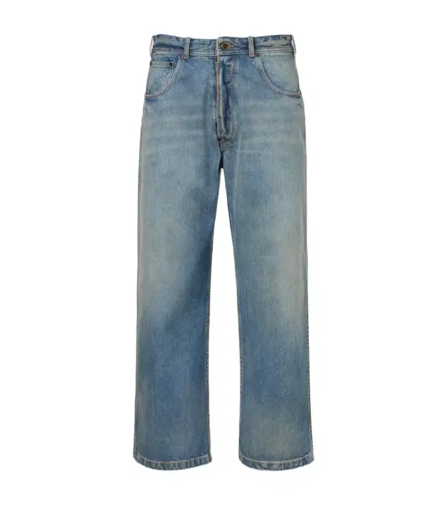 Cropped straight jeans