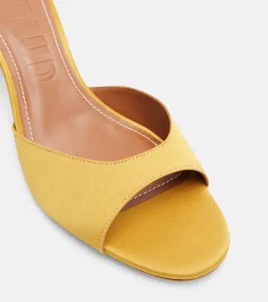 Staud Brigitte leather-trimmed mules | Thumbnail 4