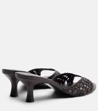Staud Brigitte woven leather mules | Thumbnail 3