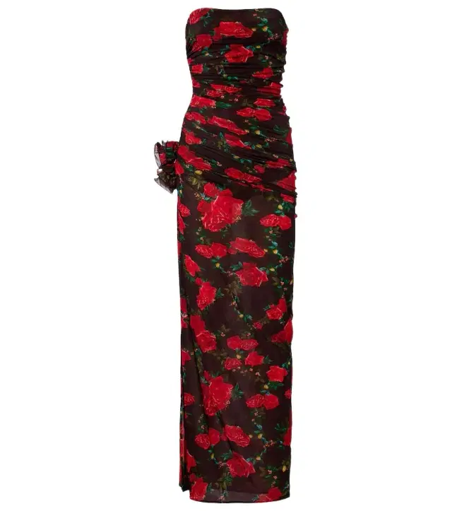 Magda Butrym Floral ruched gown