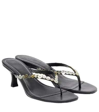 Staud Freja leather thong sandals | Thumbnail 1 Staud Freja leather thong sandals | Thumbnail 1