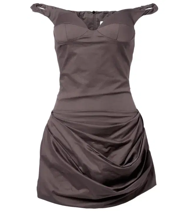 Magda Butrym Off-shoulder cotton-blend minidress