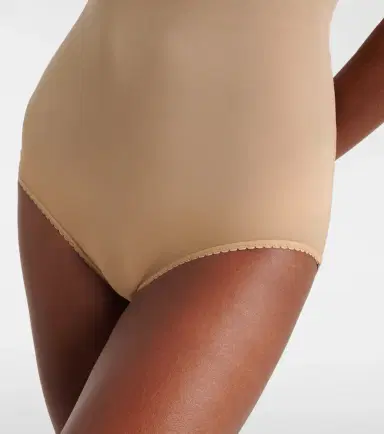 Magda Butrym Floral-appliqué caped jersey bodysuit | Thumbnail 7 Magda Butrym Floral-appliqué caped jersey bodysuit | Thumbnail 7