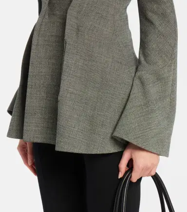 Magda Butrym Draped wool-blend blazer | Thumbnail 2