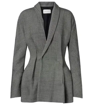 Magda Butrym Draped wool-blend blazer | Thumbnail 1