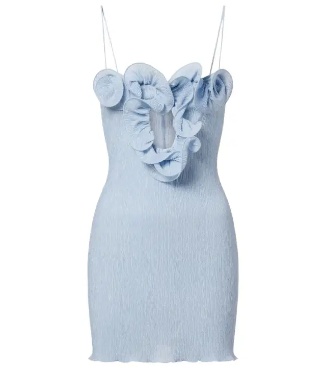Magda Butrym Ruffled crêpe minidress