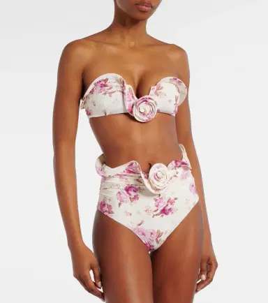 Magda Butrym Floral-appliqué bikini top | Thumbnail 2