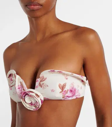 Magda Butrym Floral-appliqué bikini top | Thumbnail 3