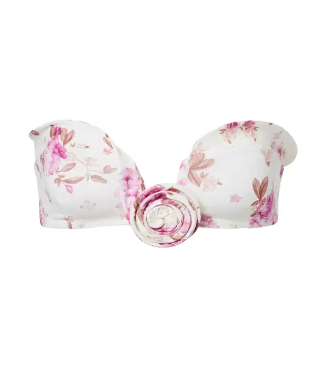Magda Butrym Floral-appliqué bikini top