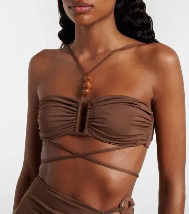 Magda Butrym Beaded bikini top | Thumbnail 2 Magda Butrym Beaded bikini top | Thumbnail 2