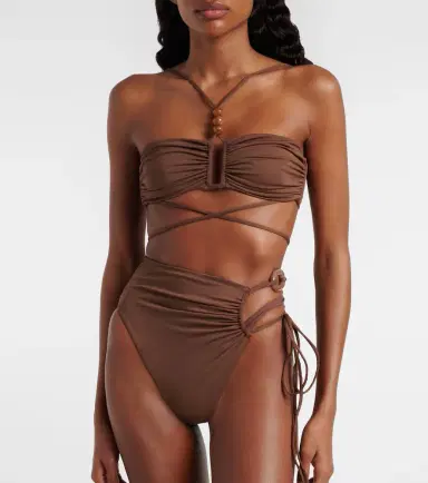 Magda Butrym Beaded bikini top | Thumbnail 3 Magda Butrym Beaded bikini top | Thumbnail 3