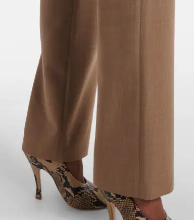 Magda Butrym Lace-trimmed wool straight pants | Thumbnail 6
