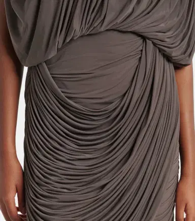 Magda Butrym Draped jersey midi skirt | Thumbnail 2