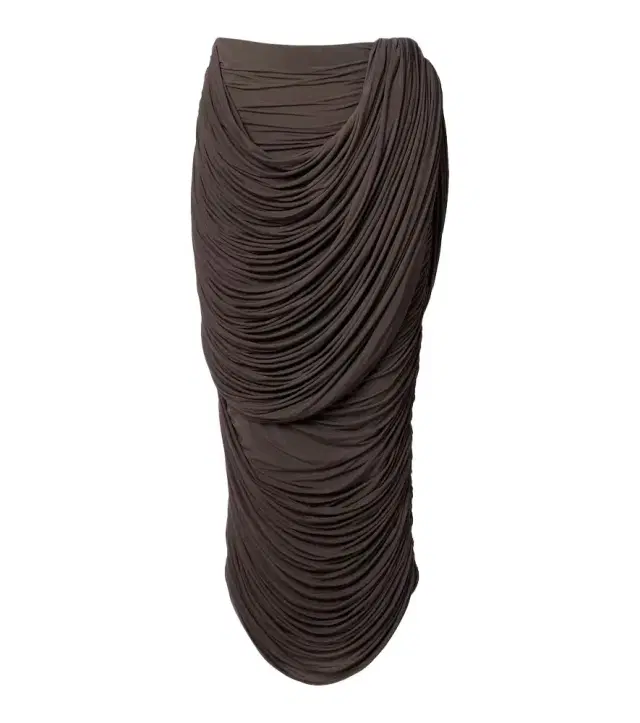 Magda Butrym Draped jersey midi skirt