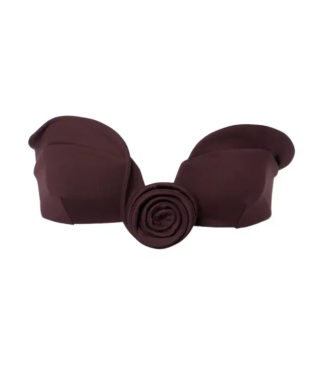 Magda Butrym Floral-appliqué bikini top