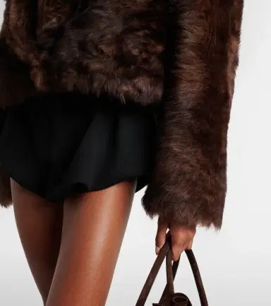 Magda Butrym Cropped shearling jacket | Thumbnail 4 Magda Butrym Cropped shearling jacket | Thumbnail 4