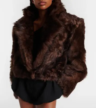Magda Butrym Cropped shearling jacket | Thumbnail 5 Magda Butrym Cropped shearling jacket | Thumbnail 5
