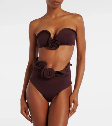 Magda Butrym Floral-appliqué bikini bottoms | Thumbnail 4