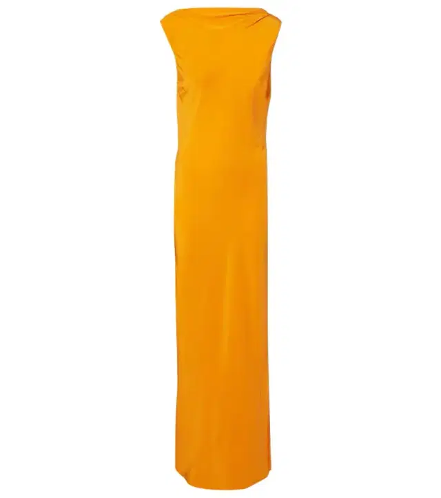 Isla silk crêpe de chine gown