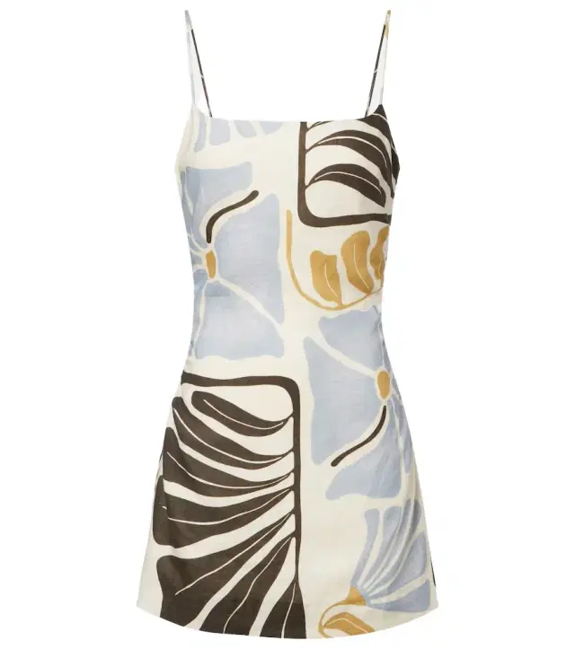 SIR Lola floral linen minidress
