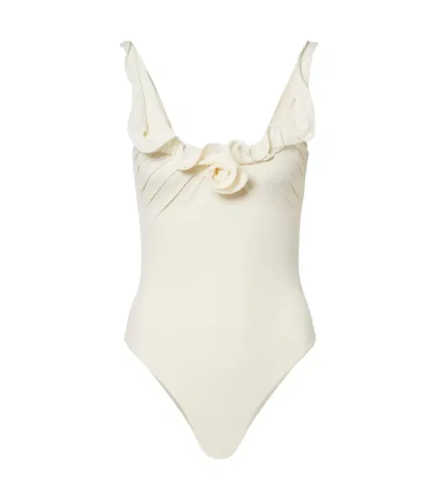 Floral-appliqué swimsuit