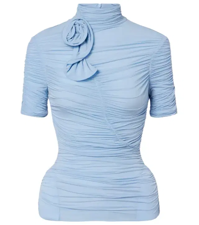 Magda Butrym Floral-appliqué ruched top