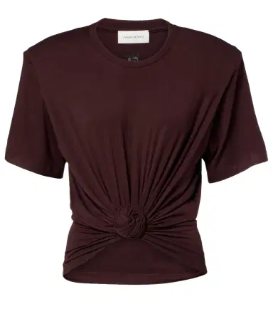 Magda Butrym Floral-appliqué jersey T-shirt | Thumbnail 1