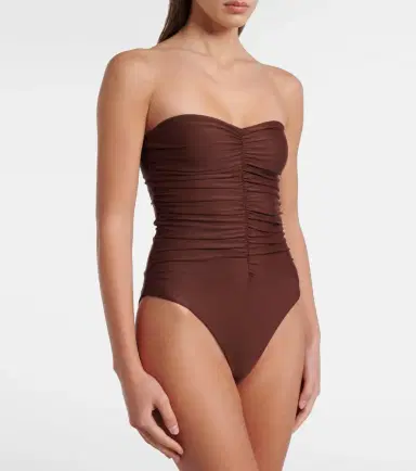 JADE SWIM Yara ruched swimsuit | Thumbnail 4