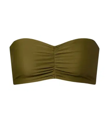Jade Swim Ava ruched bandeau bikini top | Thumbnail 1