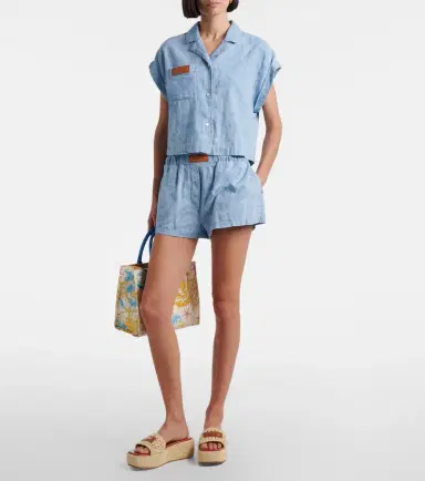 Versace Logo raffia platform espadrille slides | Thumbnail 5 Versace Logo raffia platform espadrille slides | Thumbnail 5