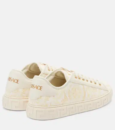 Versace Greca canvas sneakers | Thumbnail 2 Versace Greca canvas sneakers | Thumbnail 2