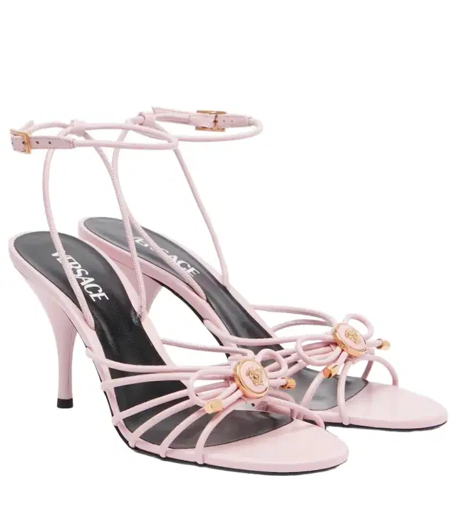 Versace La Medusa 85 leather sandals