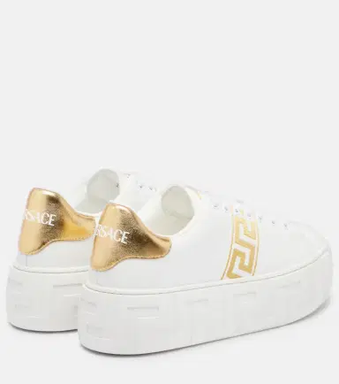 Versace Greca embroidered sneakers | Thumbnail 2 Versace Greca embroidered sneakers | Thumbnail 2