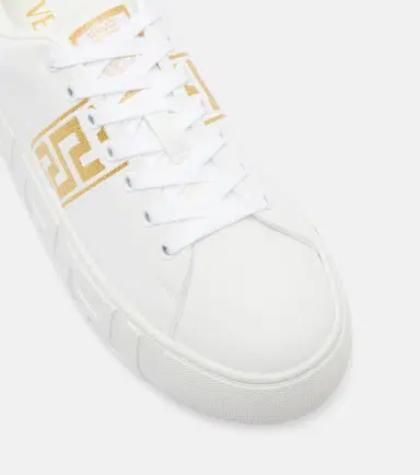 Versace Greca embroidered sneakers | Thumbnail 3 Versace Greca embroidered sneakers | Thumbnail 3