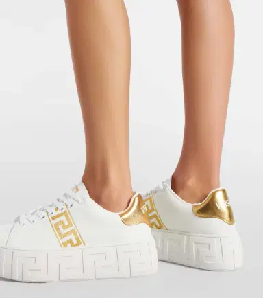 Versace Greca embroidered sneakers | Thumbnail 6 Versace Greca embroidered sneakers | Thumbnail 6
