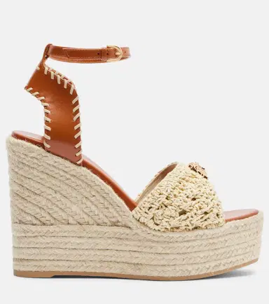 Versace Medusa espadrille wedge sandals | Thumbnail 2